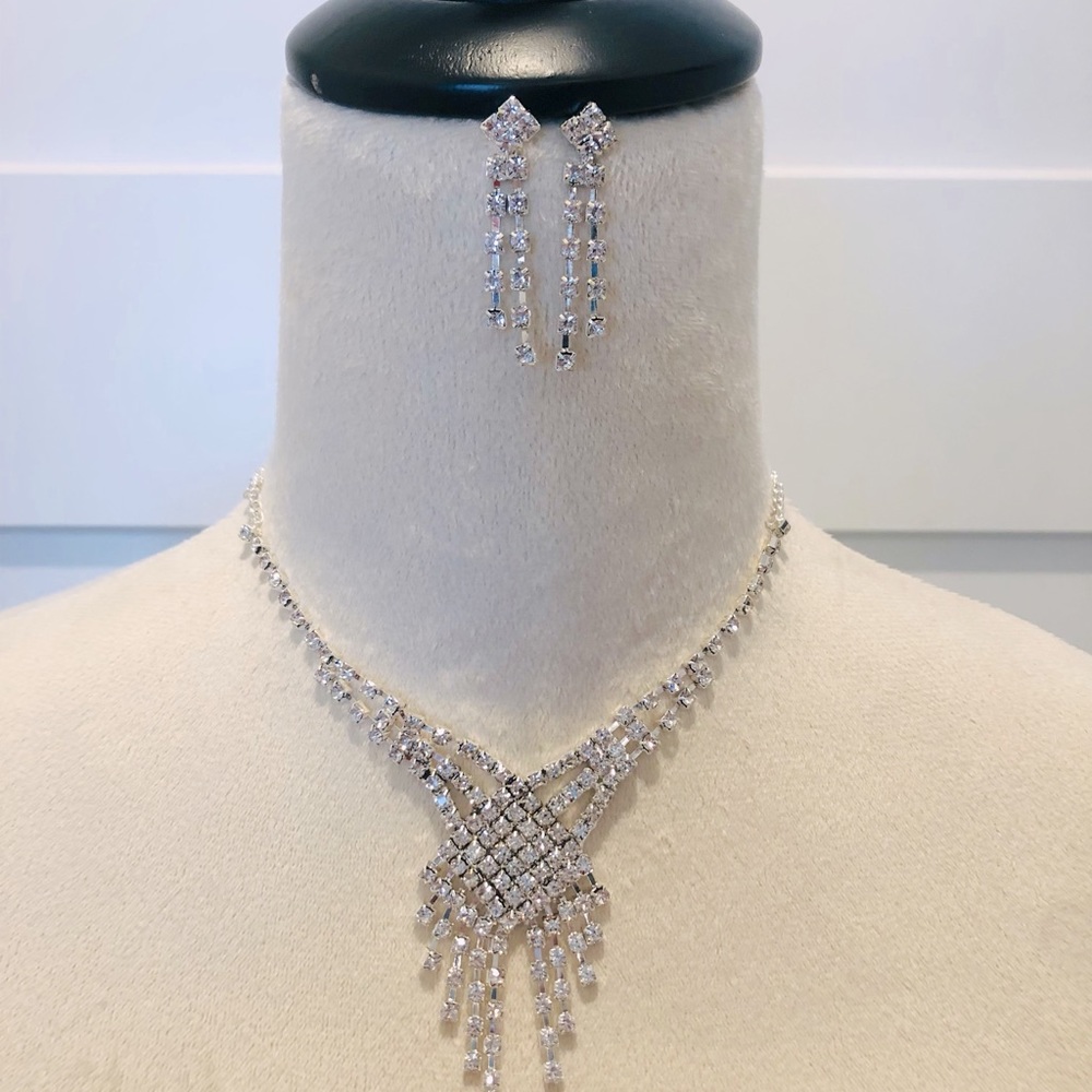 Czech Crystal Bridal Jewelry Set